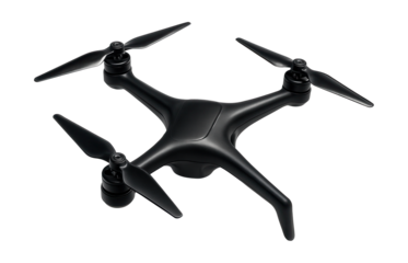 Tricopter drone featuring three rotors and a Y-shaped design for enhanced stability.