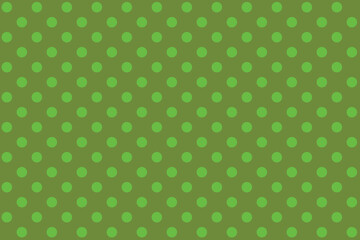 abstract Green colour polka dots on Dark Olive Green colour background pattern design.
