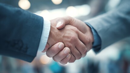 Business Handshake, representing a successful collaboration and partnership