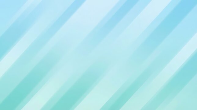 Abstract background with diagonal stripes in varying shades of blue and teal, creating a soft gradient effect - Powered by Adobe