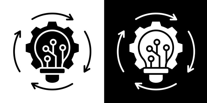 IT Modernization  Icon Set White Style Collection
