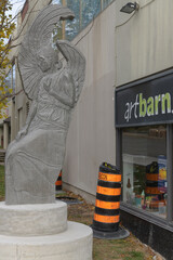 Fototapeta premium front side of Paul Slipper’s Heart & Sole at Eglinton Av W and Oriole Parkway near Artbarn, 250 Eglinton Av W, Toronto