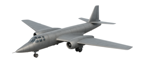 Pressurized high-altitude bomber equipped for reconnaissance missions.
