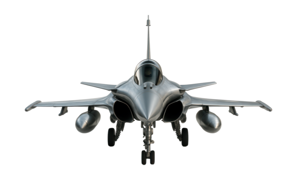 Twin-engine multirole fighter with swept wings and forward canard surfaces.