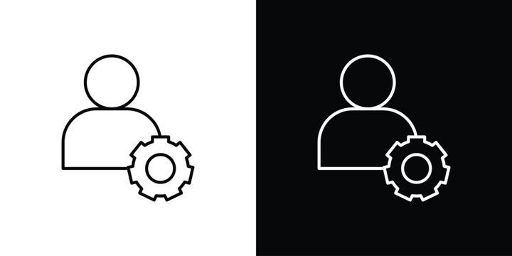 Account settings icons Vector Logo Template Illustration Design