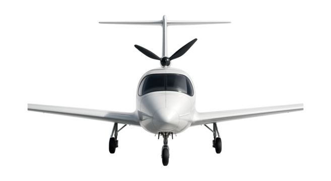 Composite aircraft featuring a T-tail design and rear-mounted propeller.