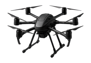Modular hexacopter with retractable landing gear and customizable payload options.