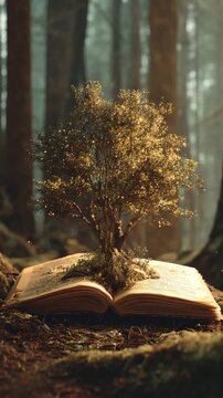 Tree Under a Celestial Beam