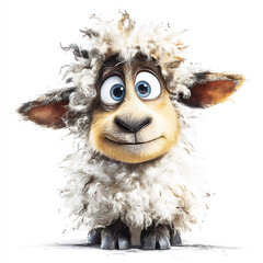 Quirky Sheep Clipart