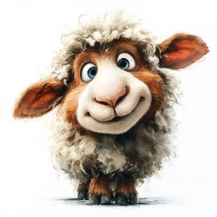 Quirky Sheep Clipart