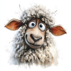Quirky Sheep Clipart
