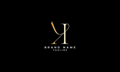 PK KP P AND K Abstract initial monogram letter alphabet logo design	
