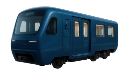 Train car featuring Braille signs and audio alerts for accessibility.