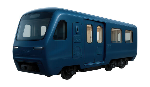 Train car featuring Braille signs and audio alerts for accessibility.