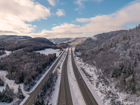 highway in the mountains
