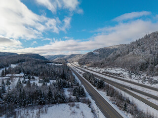 highway in the mountains