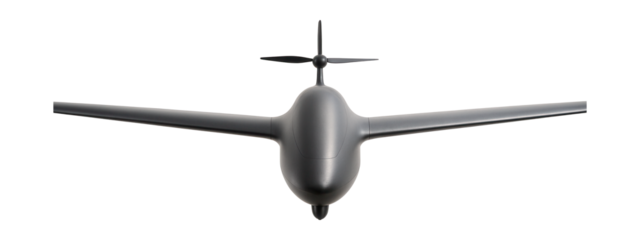 High-altitude drone featuring long wings and a sleek body design.