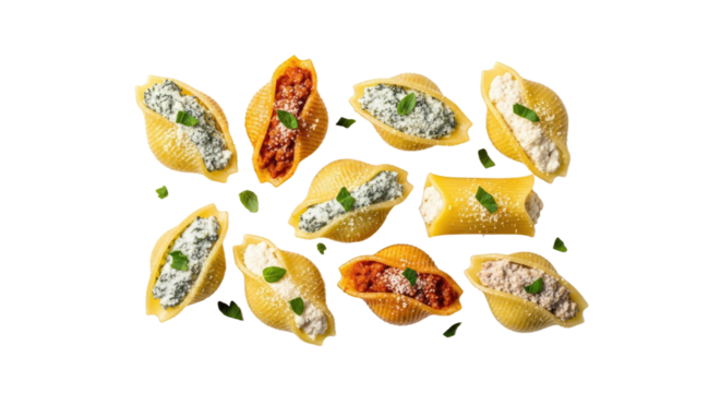 Assorted Fresh Fruit Tarts with Colorful Toppings.