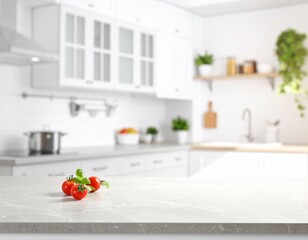 White Countertop A Glimpse of Home Design.