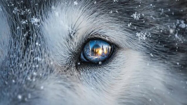 Wolf eye winter scene wallpaper background hd nature animal close up photography desktop image