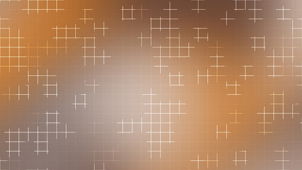 Orange Brown Abstract Grid Line Pattern Background