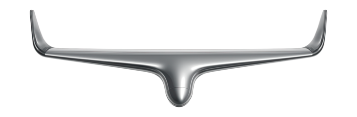 Horizontal stabilizer featuring built-in winglets for enhanced drag reduction.