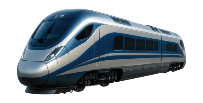 High-speed dual-cab train engine featuring a streamlined design and tinted windows.