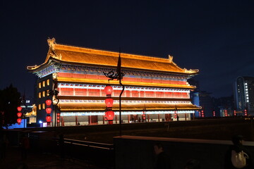 중국 시안 성벽