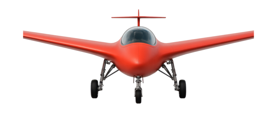 Ultralight flying wing featuring a blended fuselage and retractable landing gear.