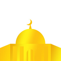 golden mosque dome wallpaper