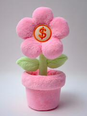 Plush potted toy
