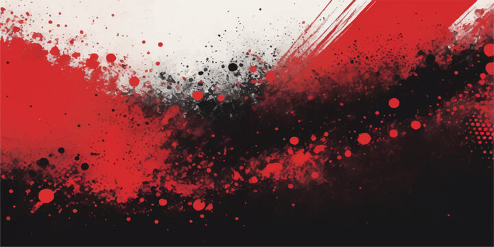 Red blood paint splash grunge texture vector illustration backdrop