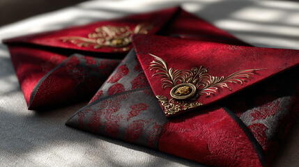 Elegant interfaith Indian wedding invitations feature intricate designs and rich colors, perfect for celebrating love and unity