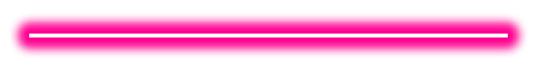 Glowing Neon Line Divider Set – pink Light Streak Borders Isolated on White Background, Bright Decorative Laser Line Effect for Design, UI Elements and Modern Graphic Layouts