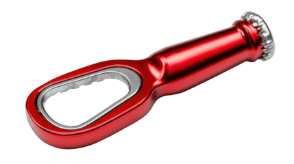 Red Bottle Opener: A sleek, red bottle opener, a symbol of leisure, invites you to unwind.