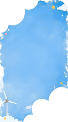 blue sky background