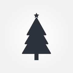 christmas tree icon symbol illustration vector eps10 logo template design pattern seamless bright minimal design flat design realistic style simple design modern design