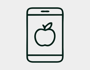 Health and Wellness icon illustration. healthy lifestyle icon