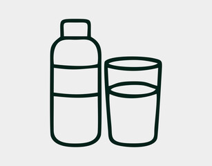 Health and Wellness icon illustration. healthy lifestyle icon