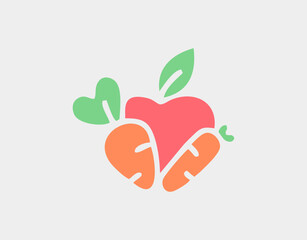 Health and Wellness icon illustration. healthy lifestyle icon