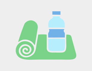 Health and Wellness icon illustration. healthy lifestyle icon