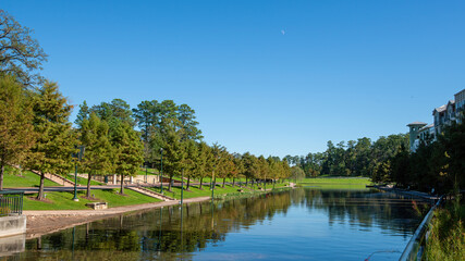 The Waterway and the surrounding area in The Woodlands, Texas