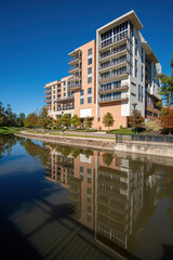 The Waterway and the surrounding area in The Woodlands, Texas