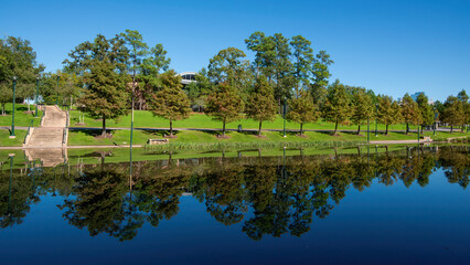 The Waterway and the surrounding area in The Woodlands, Texas