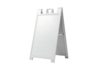 White A Frame Signage Board with Handle aframe