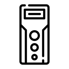 pc tower line icon