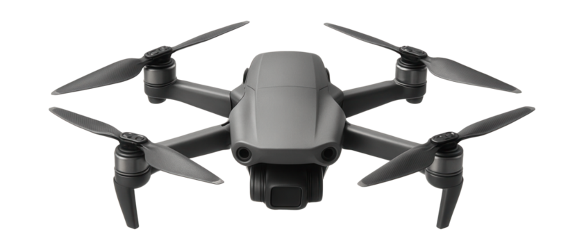 Quiet drone featuring noise-reducing blades and a discreet design.