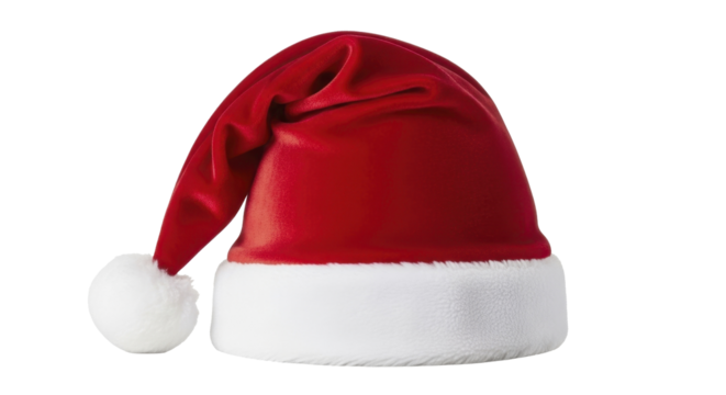 Santa Hat for Christmas on a transparent background, PNG image, PNG file