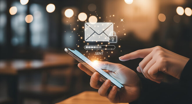 Secure Email Sending on Mobile Phone with Data Encryption