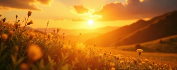 Golden sun rays, radiating warmth Perfect sunny backdrop for ads , sunlight, illustration, summer